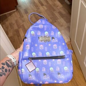Beetlejuice Purple Backpack